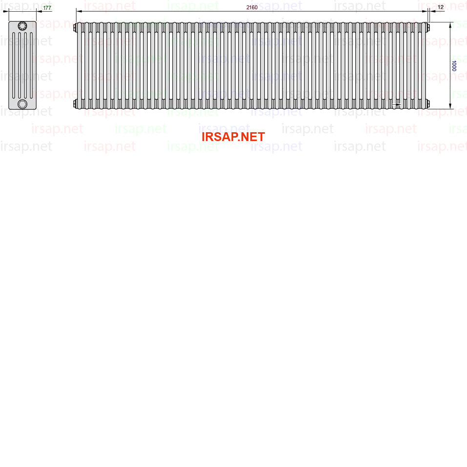 Радиатор IRSAP Tesi 51000/48 T14 CL 01